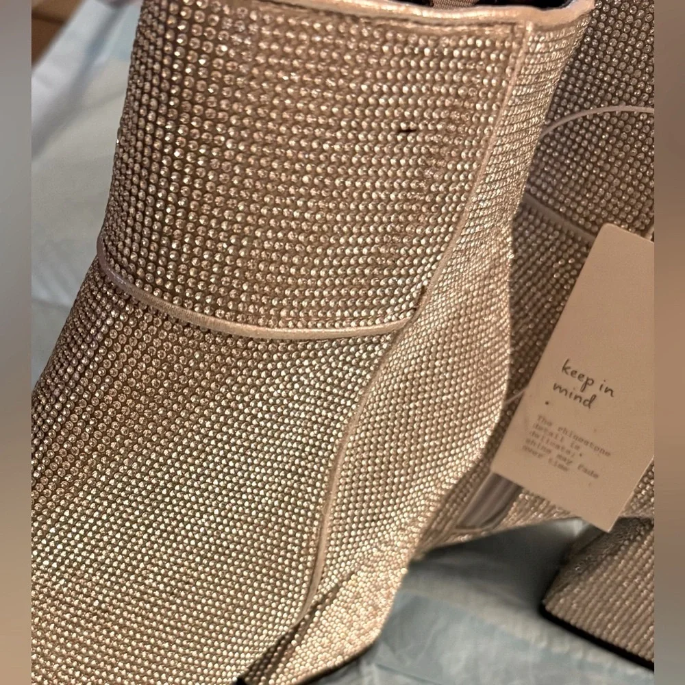 New- Elegant shiny rhinestone Sexy Ankle Boots  2025 Season - Picture 9 of 12